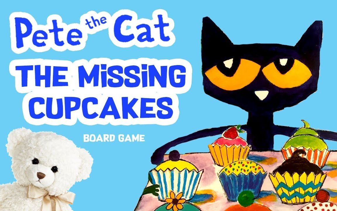 [图]The Missing Cupcakes经典儿童英文启蒙绘本皮特猫系列