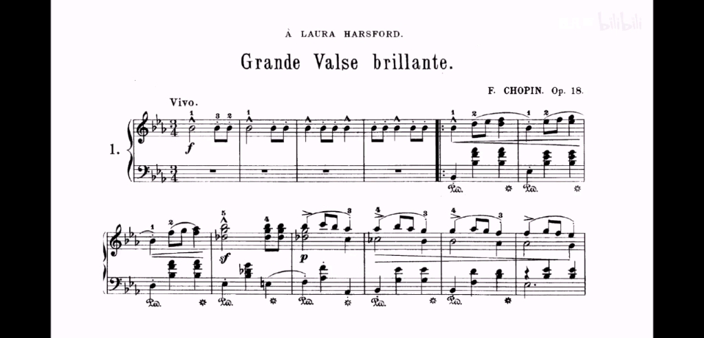 肖邦 降E大调圆舞曲 (猫和老鼠经典配乐)Grante Valse brillante哔哩哔哩bilibili