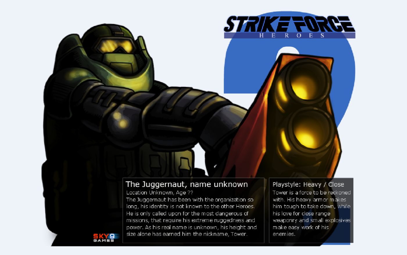 战火英雄2各角色特辑4重装甲兵姓名不详