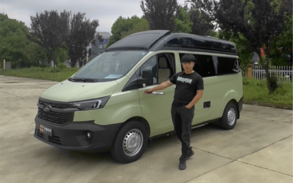 各位钓友需要的钓鱼房车,它来了! #钓鱼#房车#福特新全顺