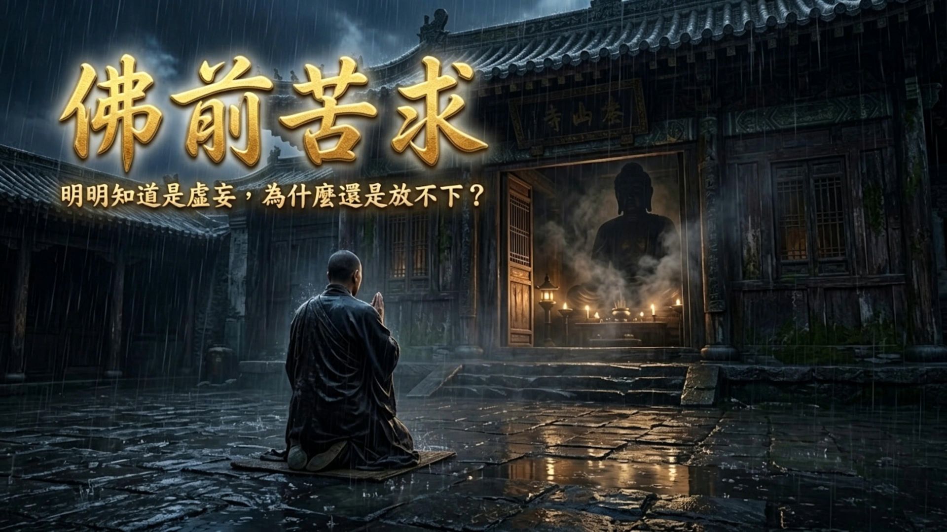 《佛前苦求》｜烟嗓男声唱尽三生执念（听到沉默）