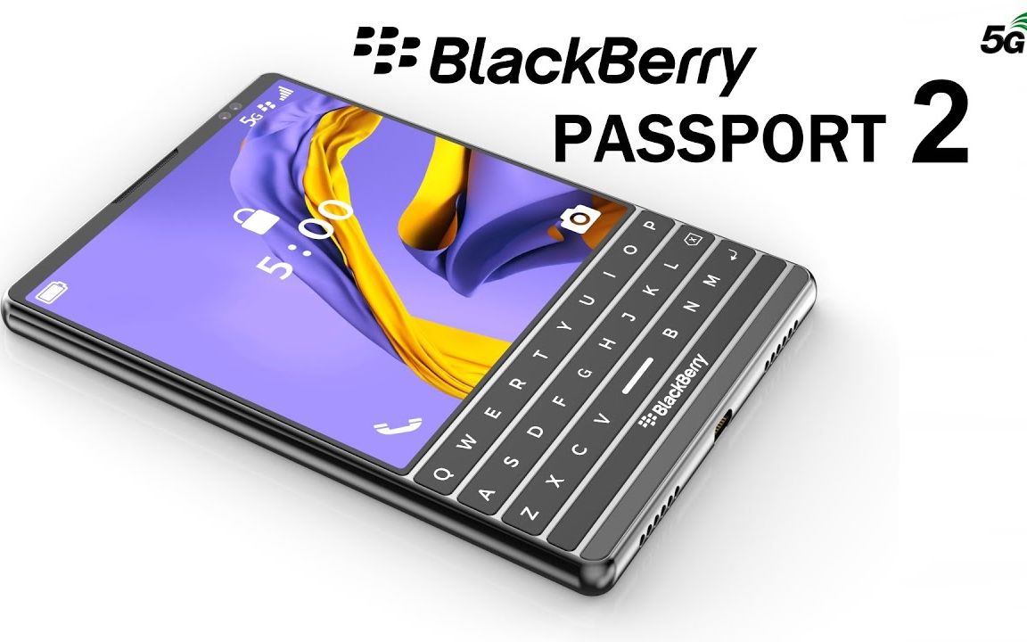 黑莓 passport 2 概念机:宽大机身,实体键盘,皮质后盖,安卓系统