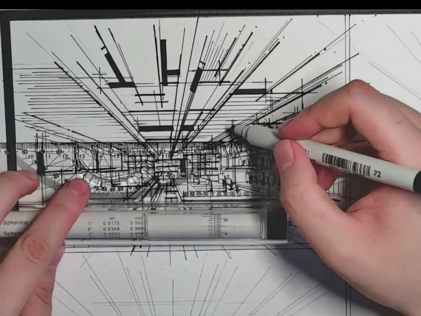 【室内进】—效果图线稿展示