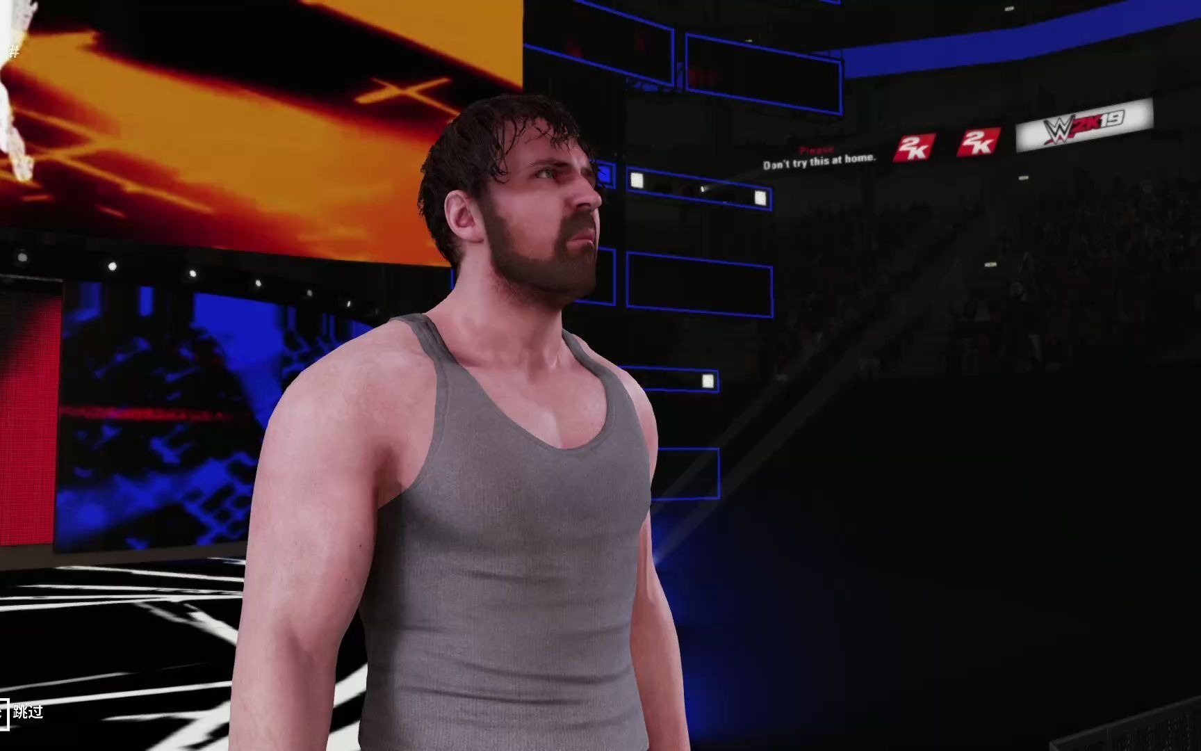【wwe2k19】生涯主角参加30人皇家大战(出场顺序随机)