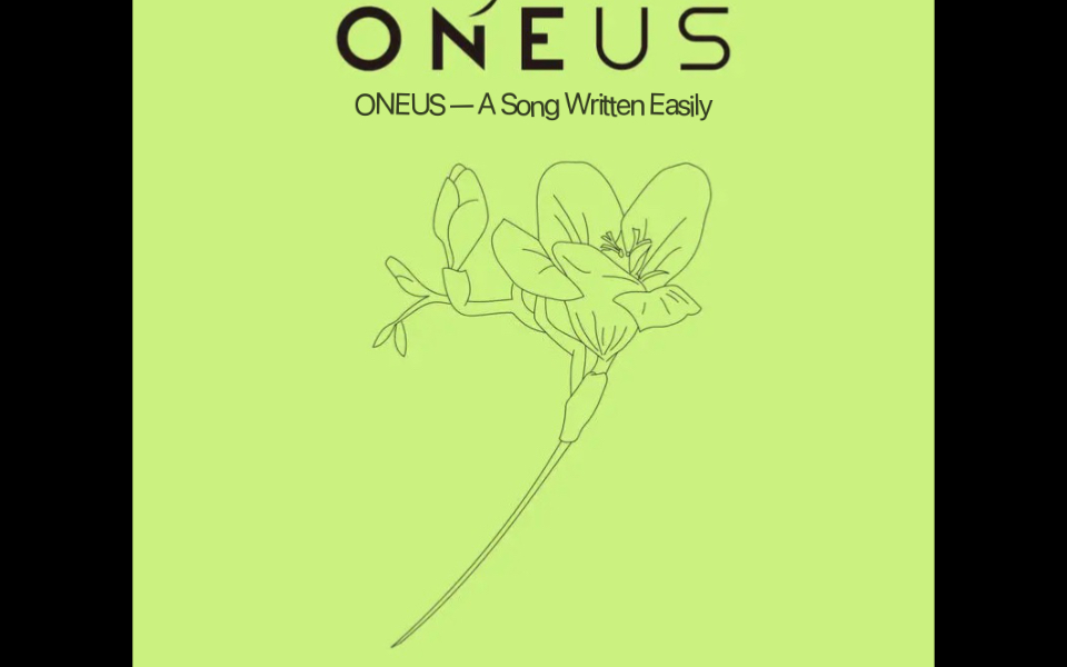 [图]【今日音乐推荐】ONEUS — A Song Written Easily ｜关于想你 可以写首歌