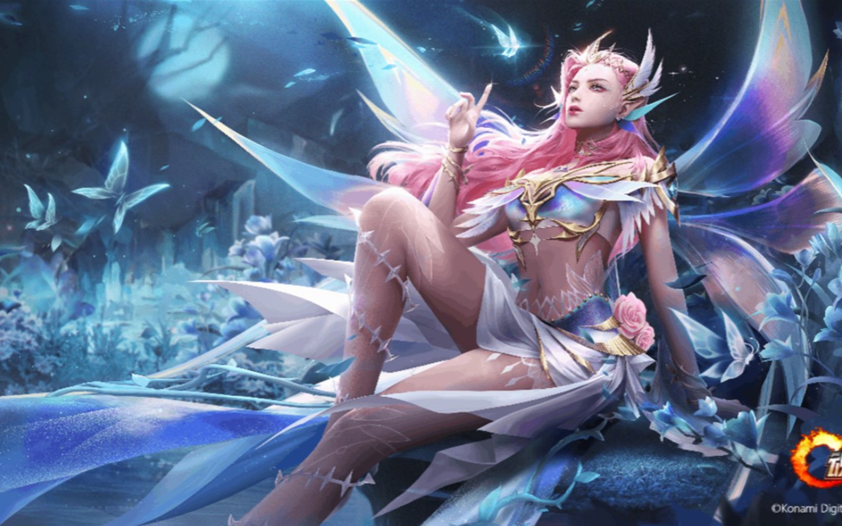 【魂斗罗归来】ss英雄胧蝶传说品质皮肤暮夜仙灵出场动画语音台词展示