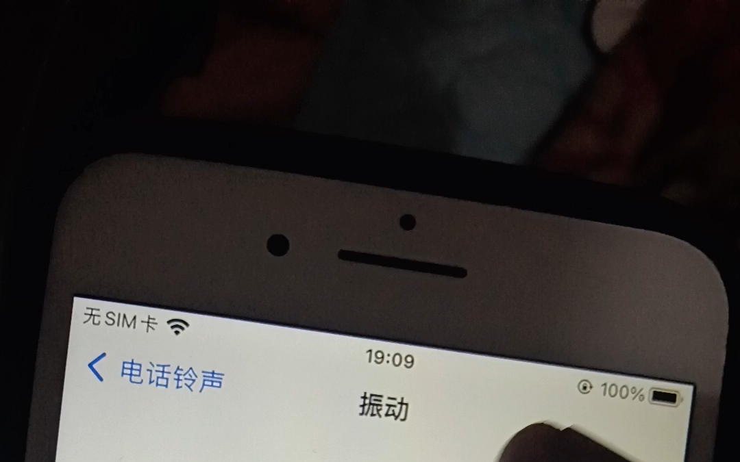 (多多的iPhone7Plus手机的设置振动效果)