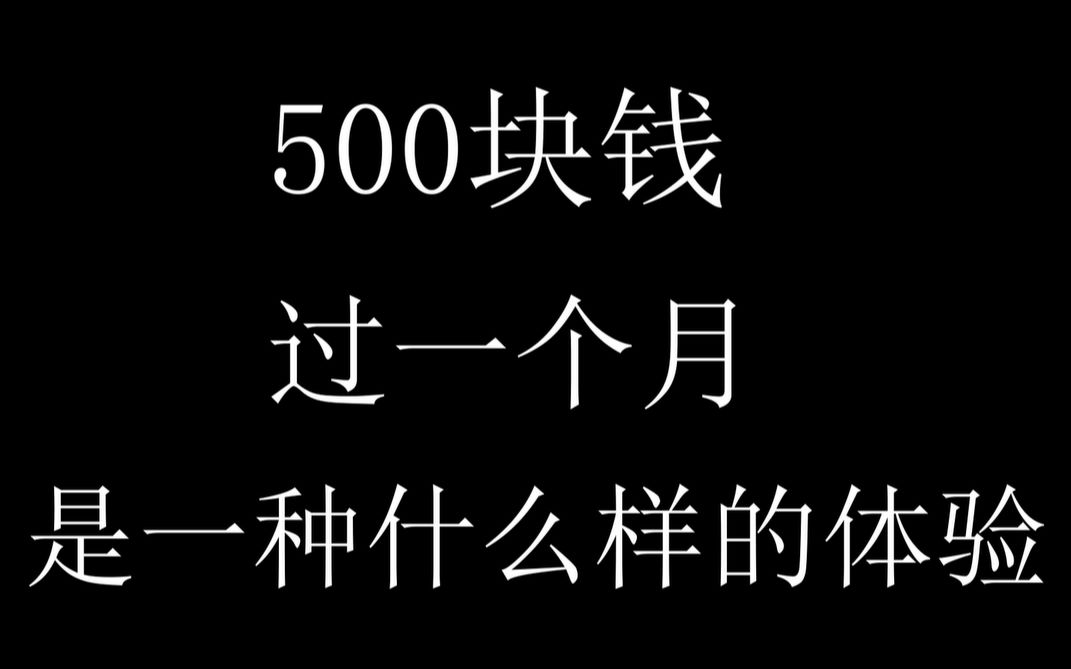 活动作品在南京500块钱如何度过一个月一