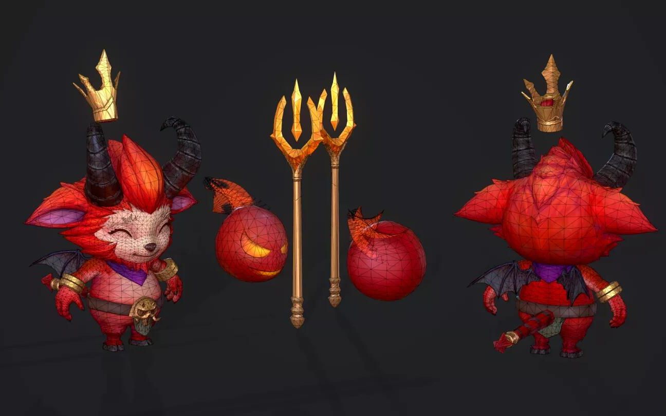 3d人物建模【lol英雄联盟】提莫大魔王角色制作演示