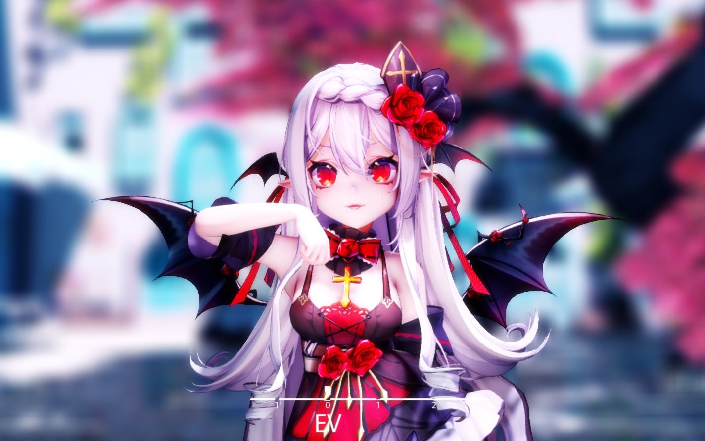 【穆小泠mmd】白毛红瞳吸屑鬼~~number nine