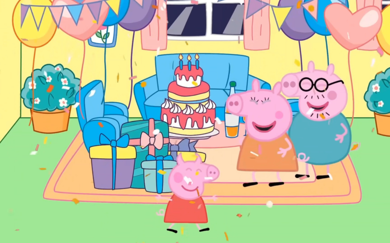 小猪佩奇动画:猪爸爸和猪妈妈真的忘记佩奇的生日吗?