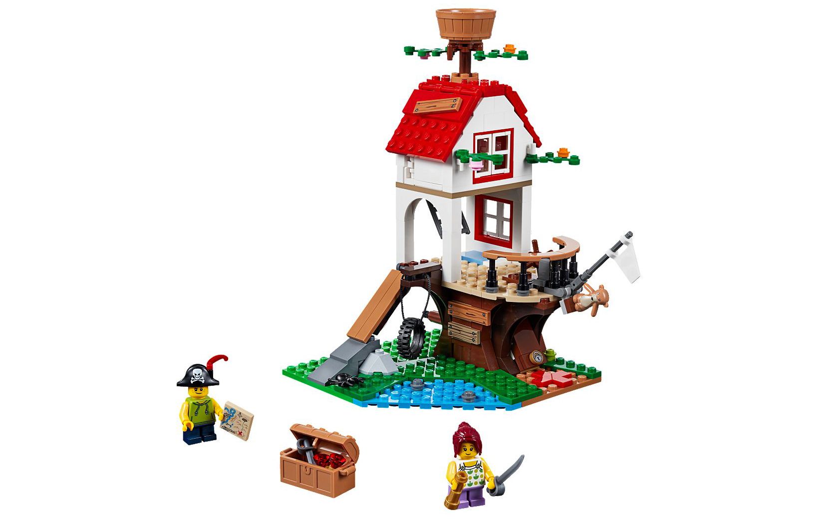 乐高 lego 31078 创意百变3合1 小屋海盗船树屋宝藏 2018速拼评测