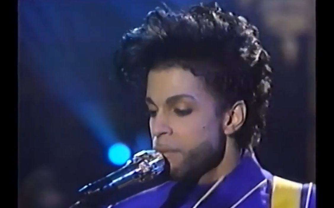 【世纪经典紫雨】Prince  Purple Rain (Live ARSENIO HALL 1991)哔哩哔哩bilibili