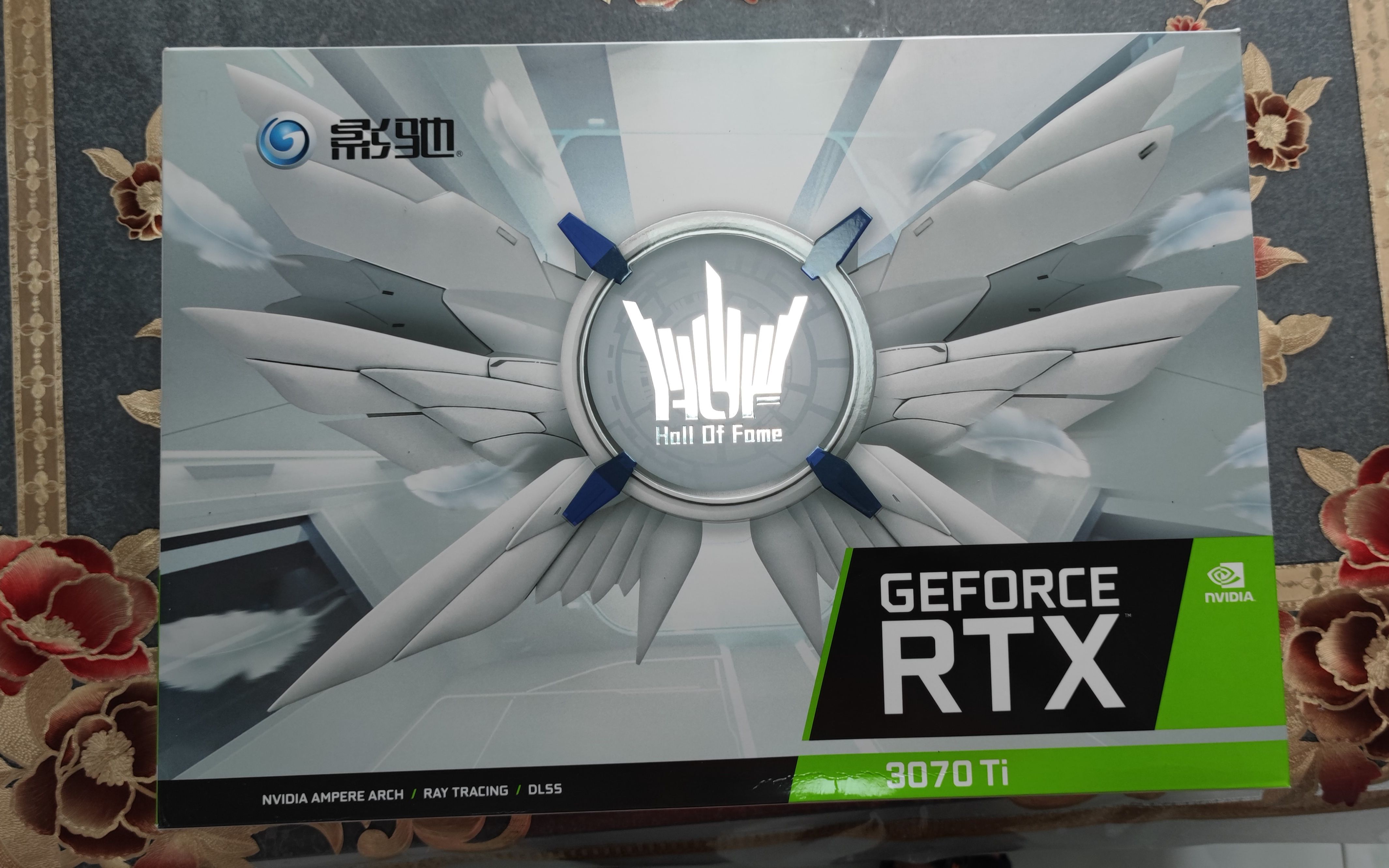 影驰名人堂3070ti开箱温度测试挖矿测试