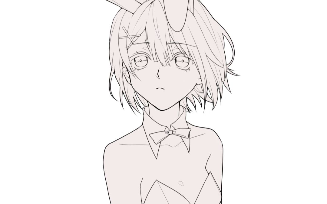 【板绘】猛男必看!兔女郎拉姆