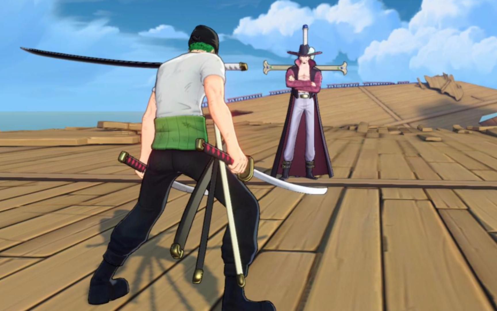 海贼王新游 索隆vs鹰眼 还原名场面 代号伙伴