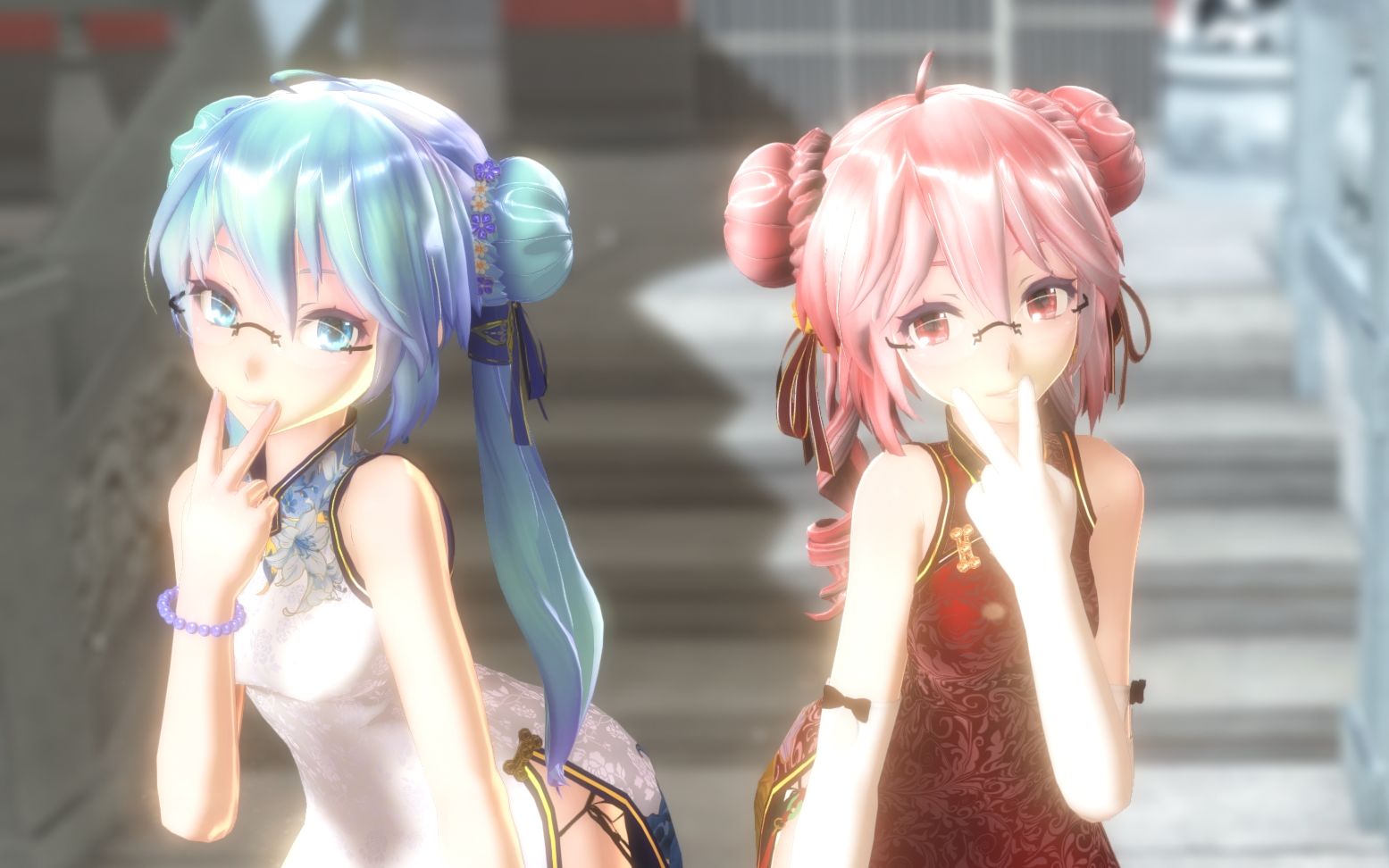 【mmd】tda式改变重音旗袍4.