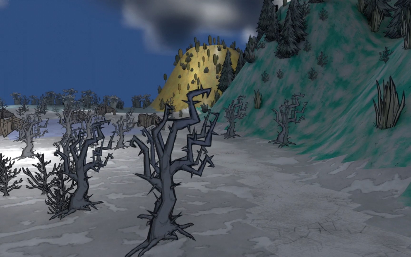 练习两天半搭建的饥荒场景