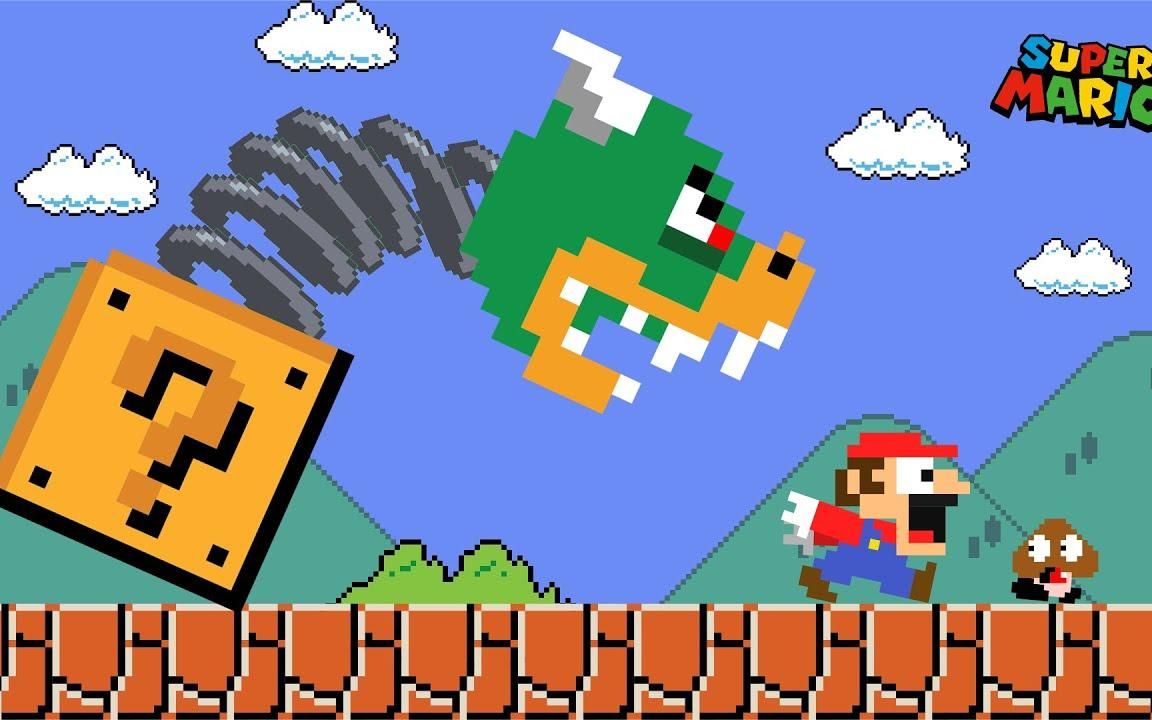 超级玛丽:马里奥遇上方块里的库巴,结果如何