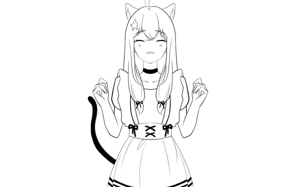 「嘉然」73sad cat dance73