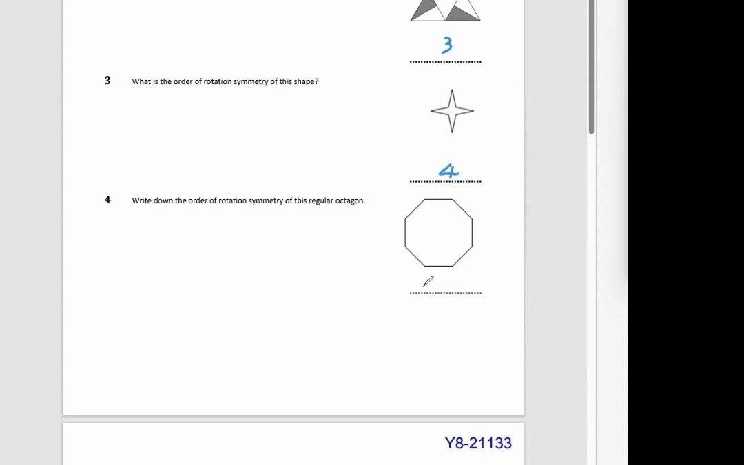 order of rotational symmetry