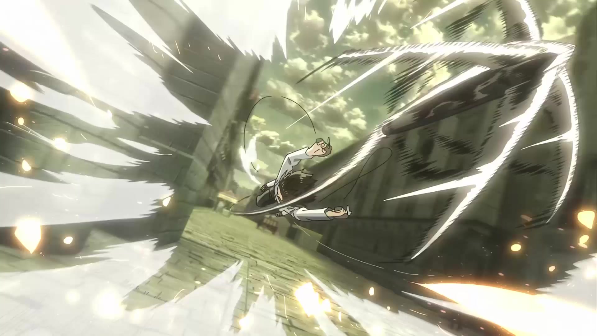 进击的巨人barricades立体机动装置如飘柔般极致丝滑