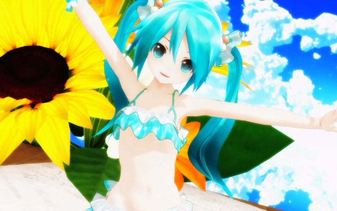 【三妈mmd】三妈泳装prprprp【xyz的魔法 三妈式泳装初音】