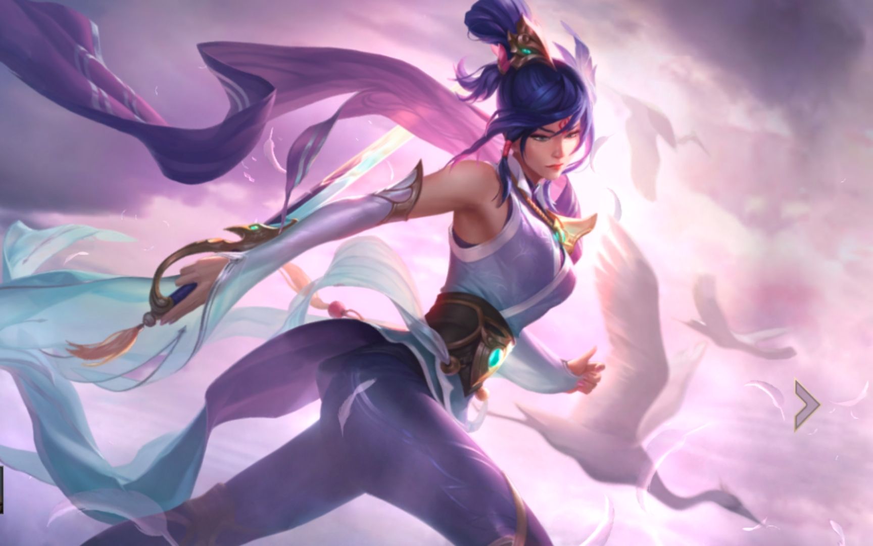 英雄联盟手游lol手游国际服英雄皮肤剑仙承影剑姬非欧拉