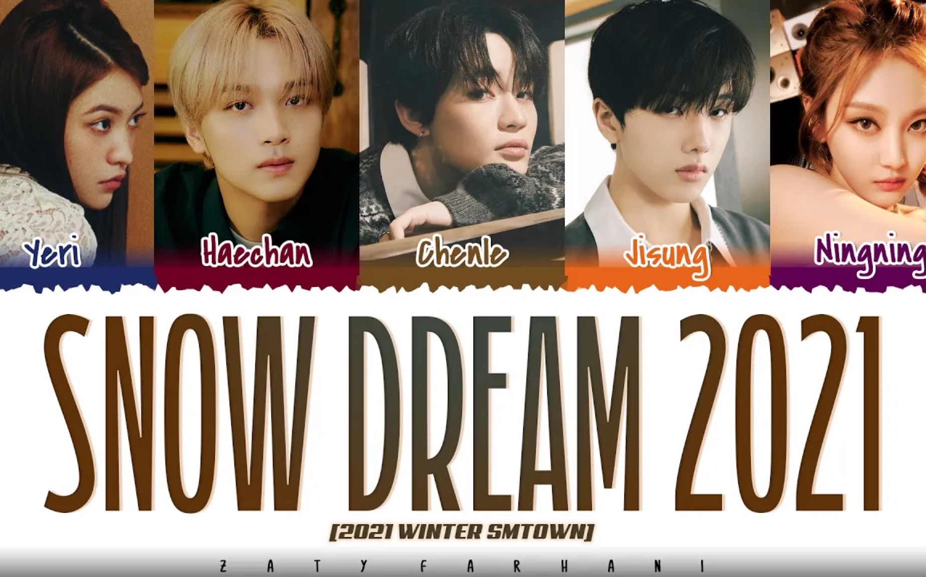 [图]NCT, Red Velvet & aespa 'Snow Dream 2021' 歌词版公开