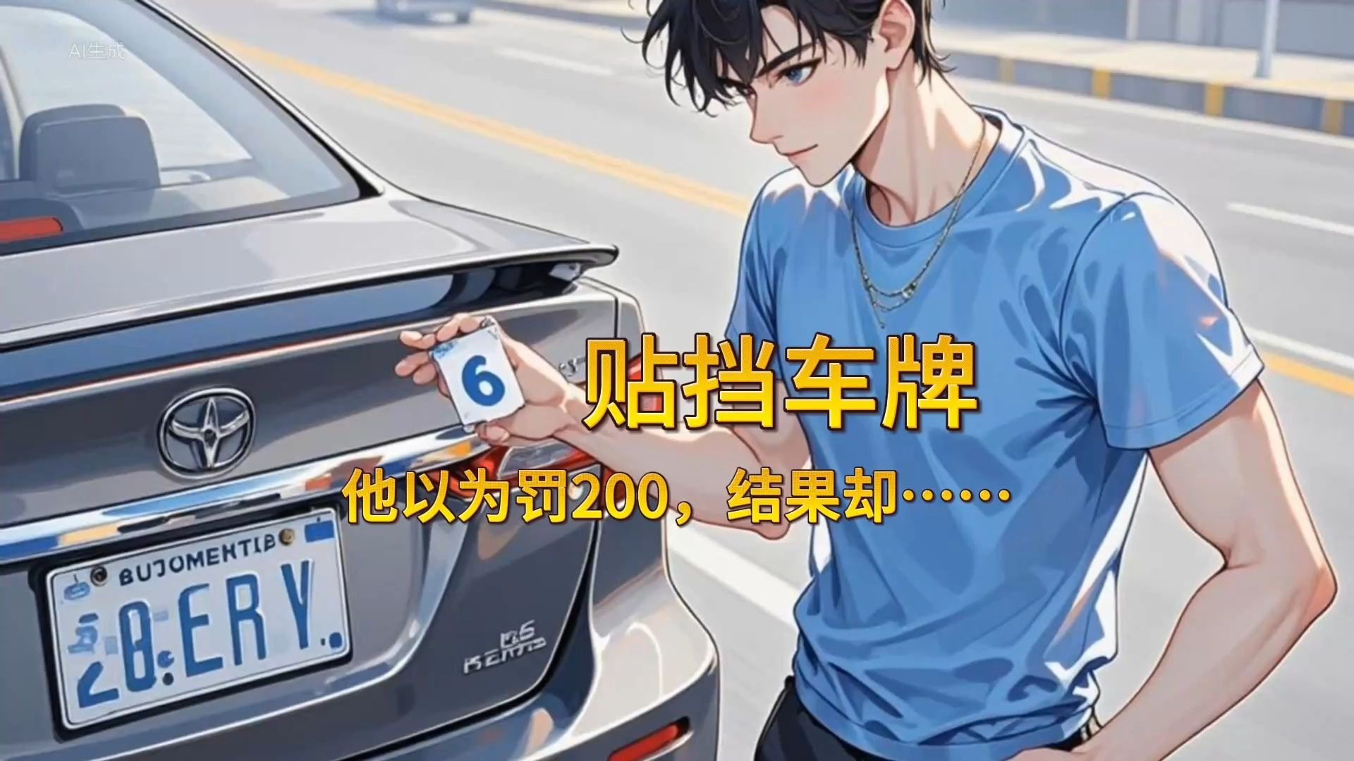 侯主任说 |  贴挡车牌，他以为罚200，结果却……