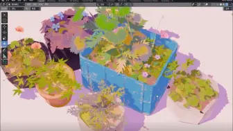 Download Video: Blender风格化植物练习