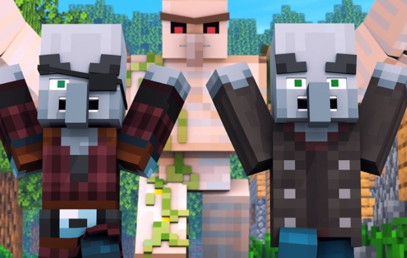 村民与掠夺者的生活2【minecraft动画】