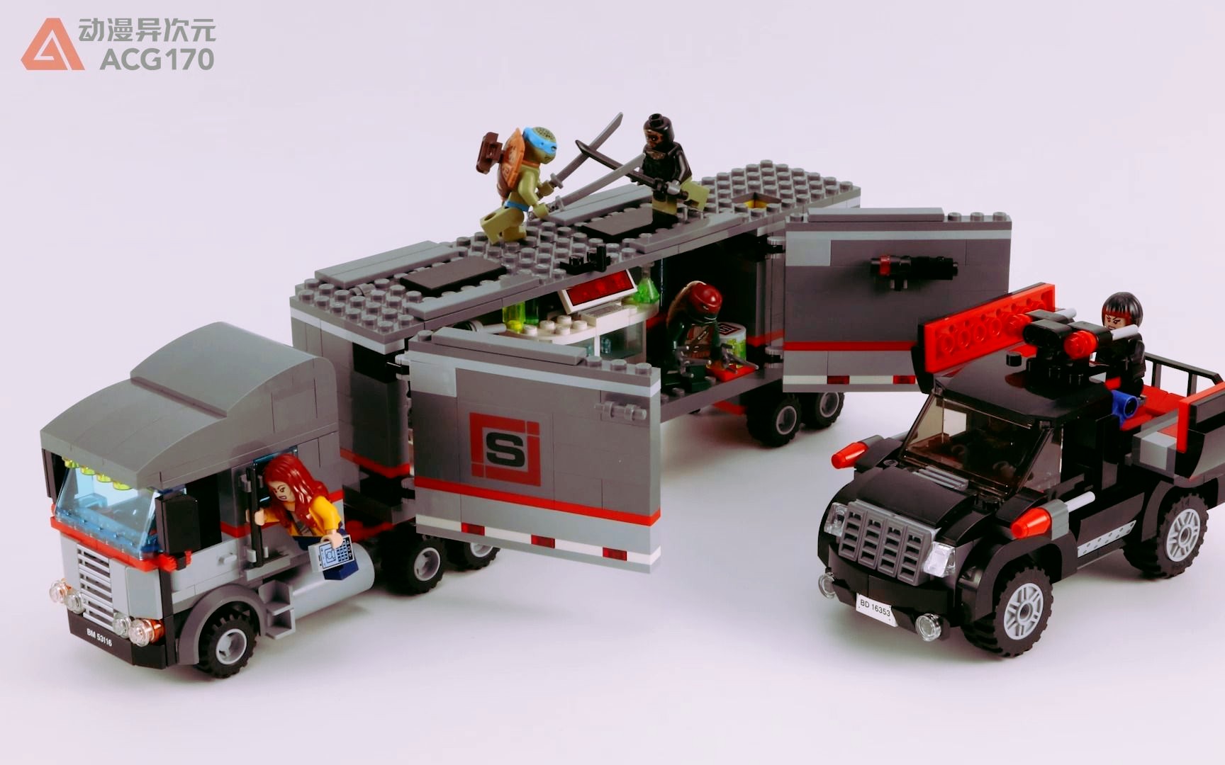 乐高忍者神龟 79116 雪地追逐战【积木速组】