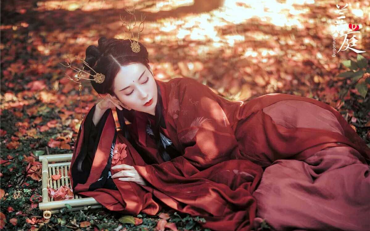 【汉服开箱】兰若庭 朱墨