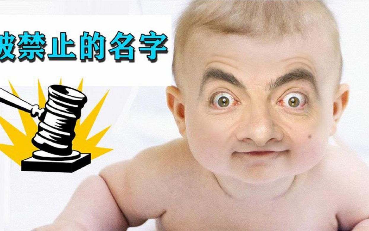 6个各国禁止使用的名字!能多益这个名字,会让你的孩子备受嘲笑哔哩哔哩bilibili