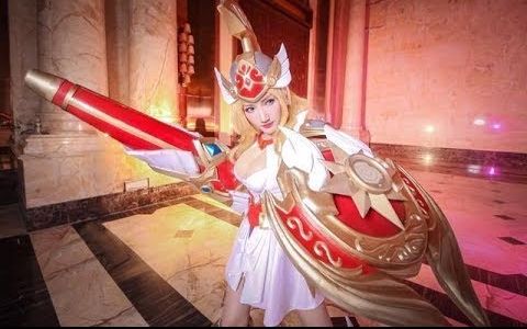 cosplaytutorial182017cosplay女神自由神弥涅尔瓦