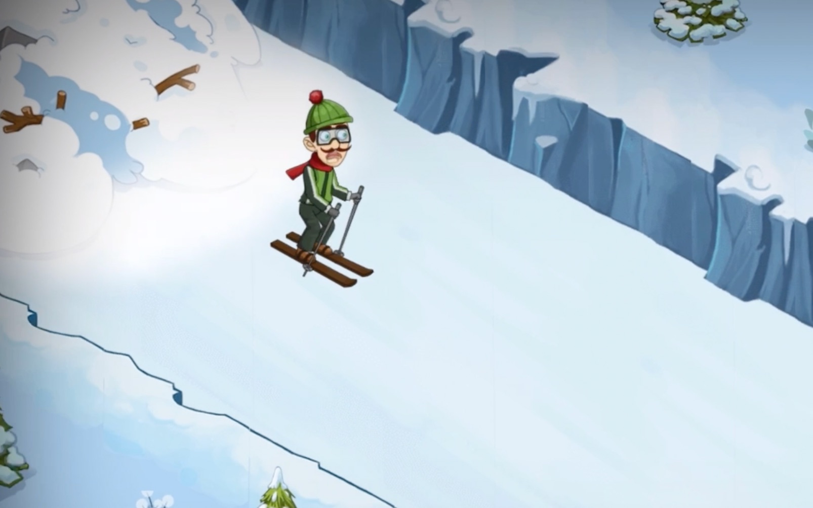 【manor matters奇屋寻踪】卡尔的噩梦小游戏—滑雪逃生