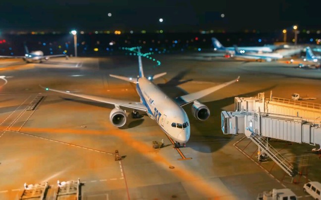 rjtt东京羽田国际机场延时摄影