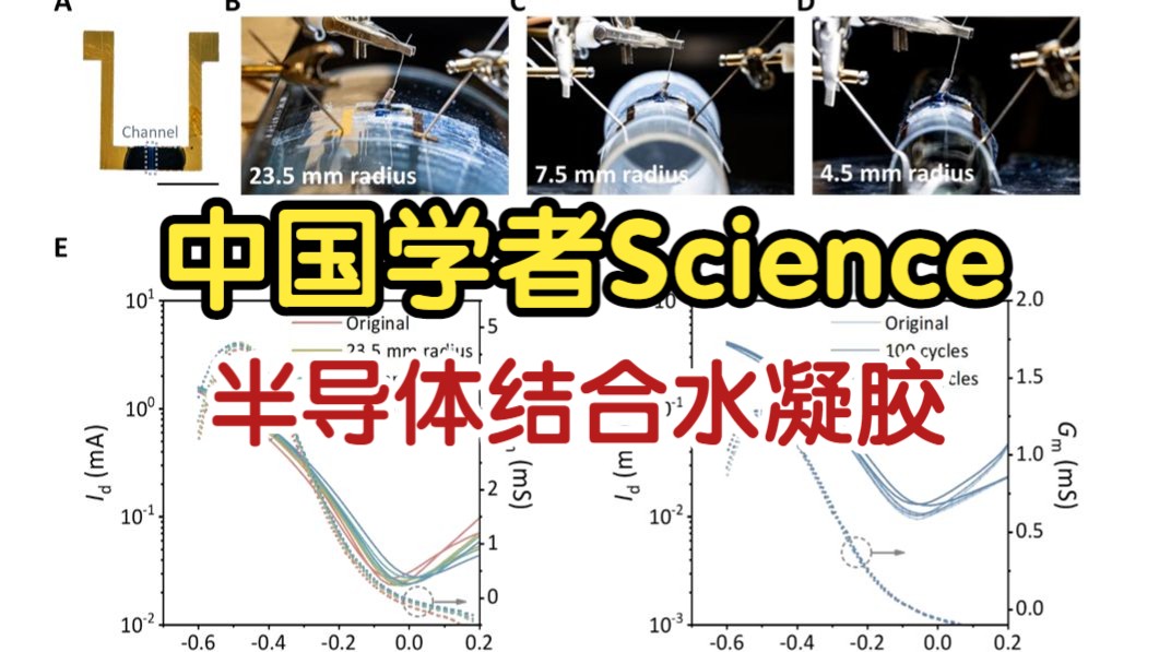 清华校友Science!新型半导体水凝胶复合材料哔哩哔哩bilibili