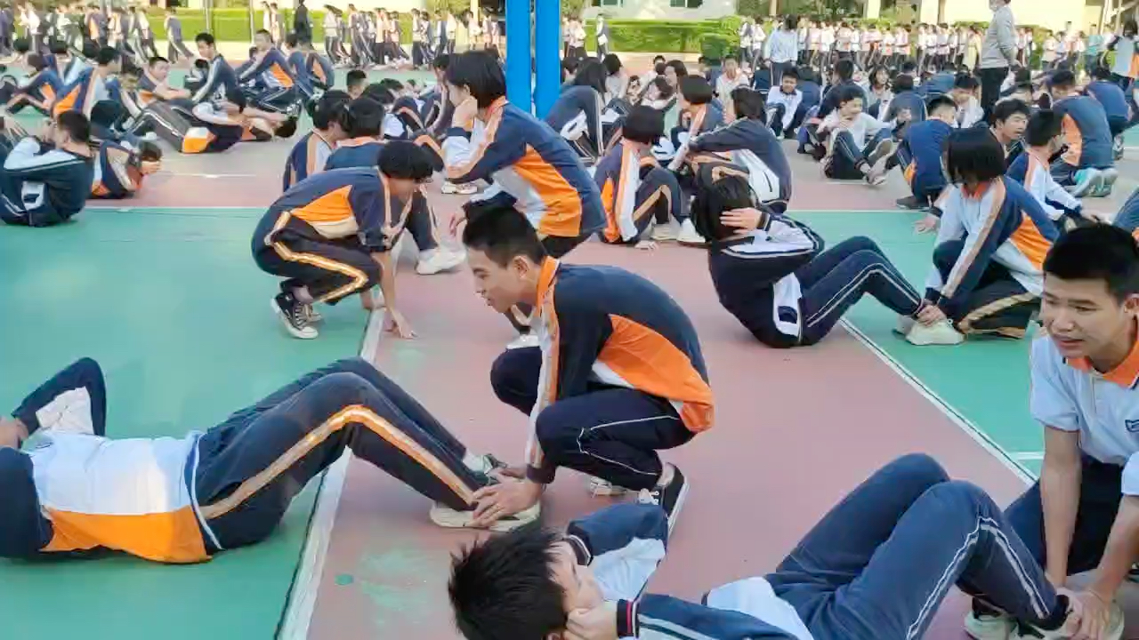 振安中学的课间操