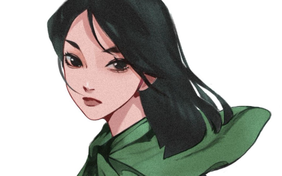 临摹 阿莘 绘画过程