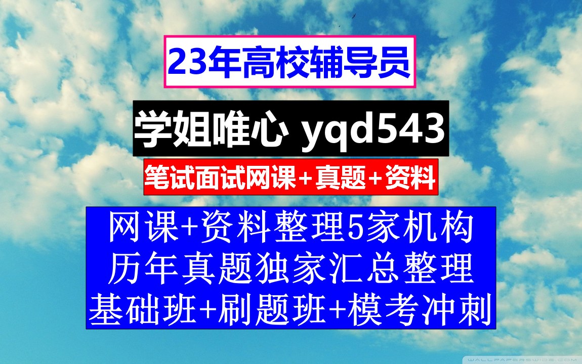 23高校辅导员招聘,高校辅导员案例研讨,高校辅导员补贴政策哔哩哔哩bilibili