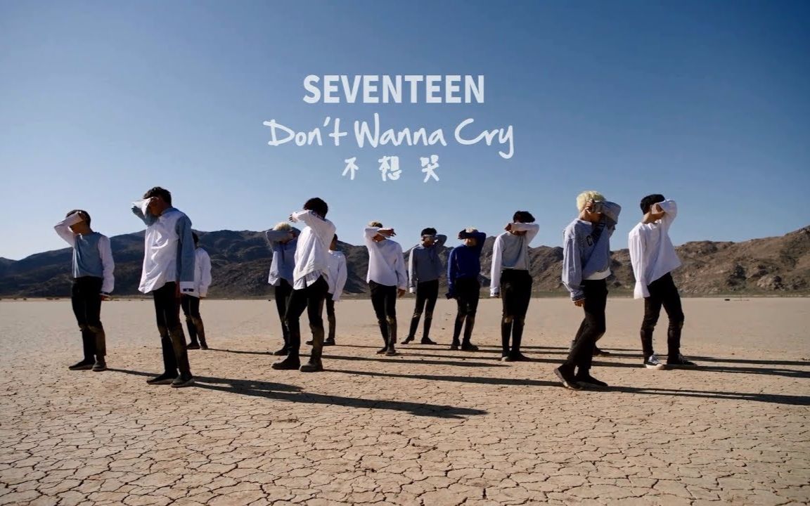 SEVENTEEN  Dont Wanna Cry 不想哭 (华纳 official HD 高画质官方中字版)哔哩哔哩bilibili