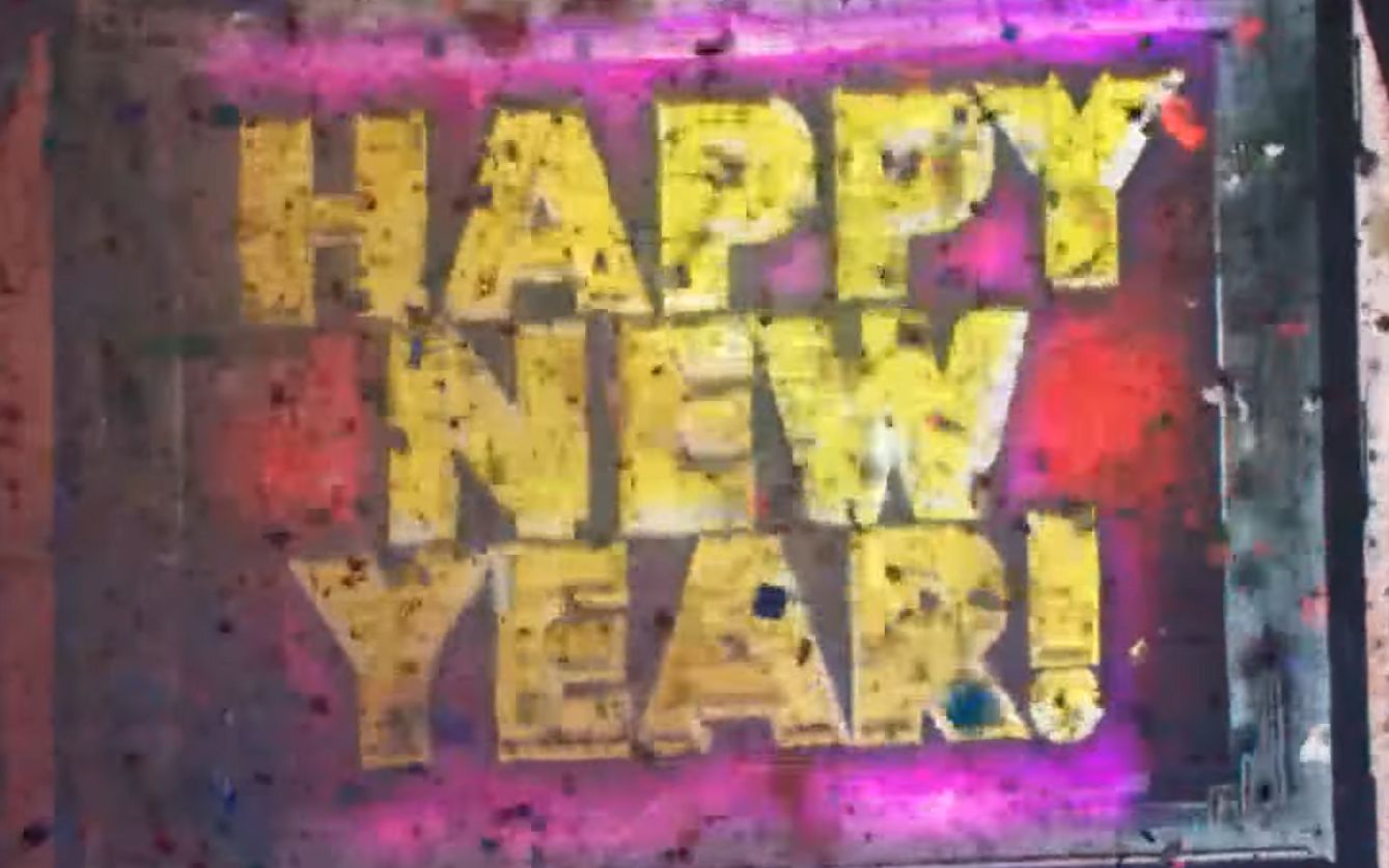 [图]2013-2014 New Year Times Square ball drop at New York City, NY.