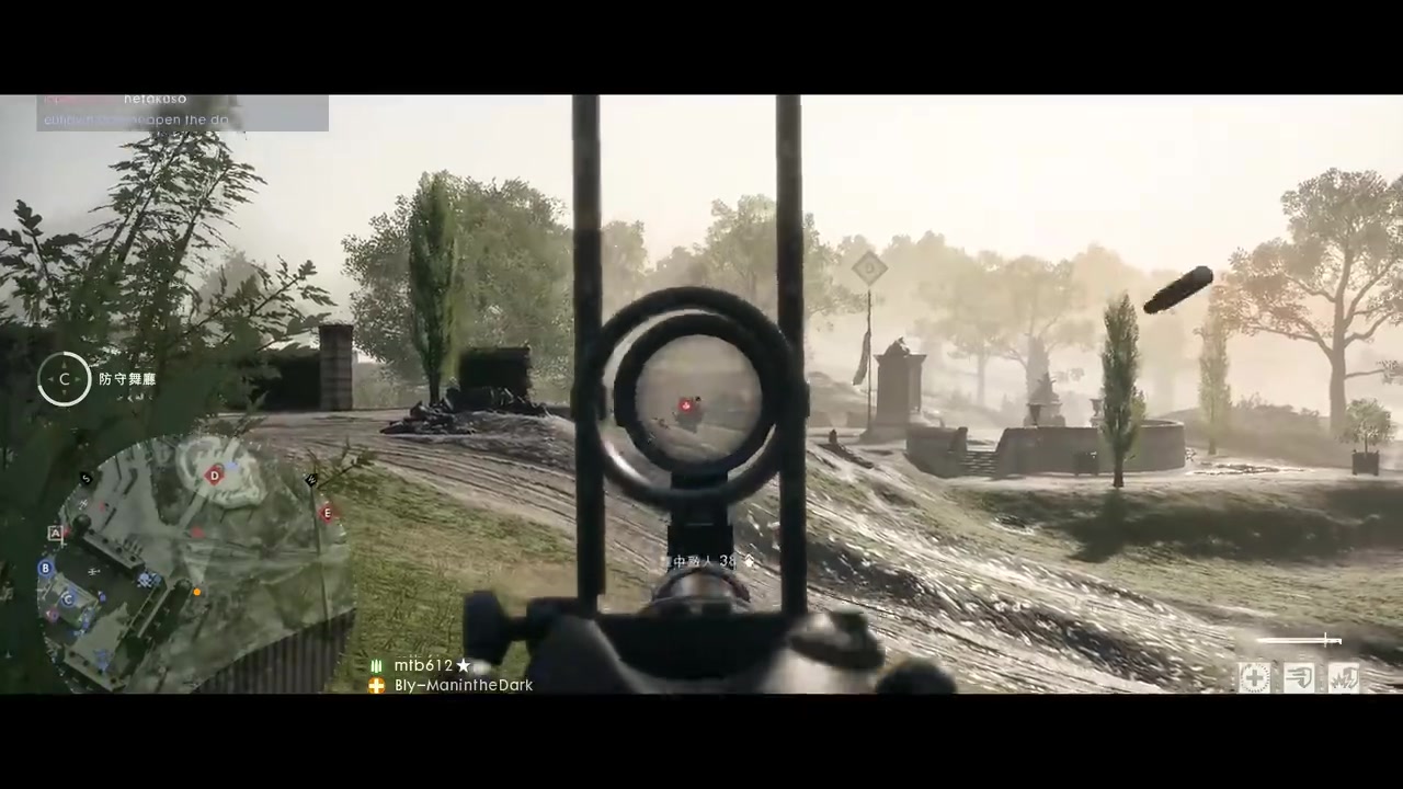 [60fps]战地1 医疗兵 selbstlader m1916(瞄准镜) 中距离点射利器