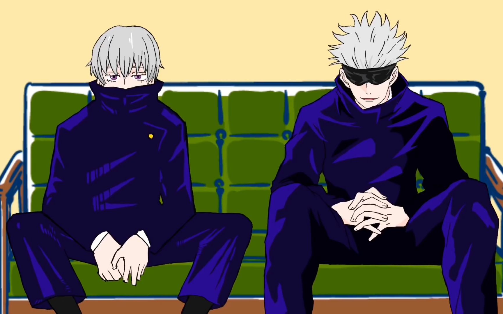 沙雕向动画咒术回战五条悟狗卷的悠闲日常