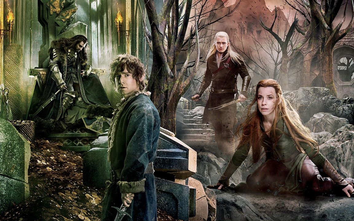 【霍比特人三部曲/叙事混剪/孤山之歌】重温中土 直击魔都