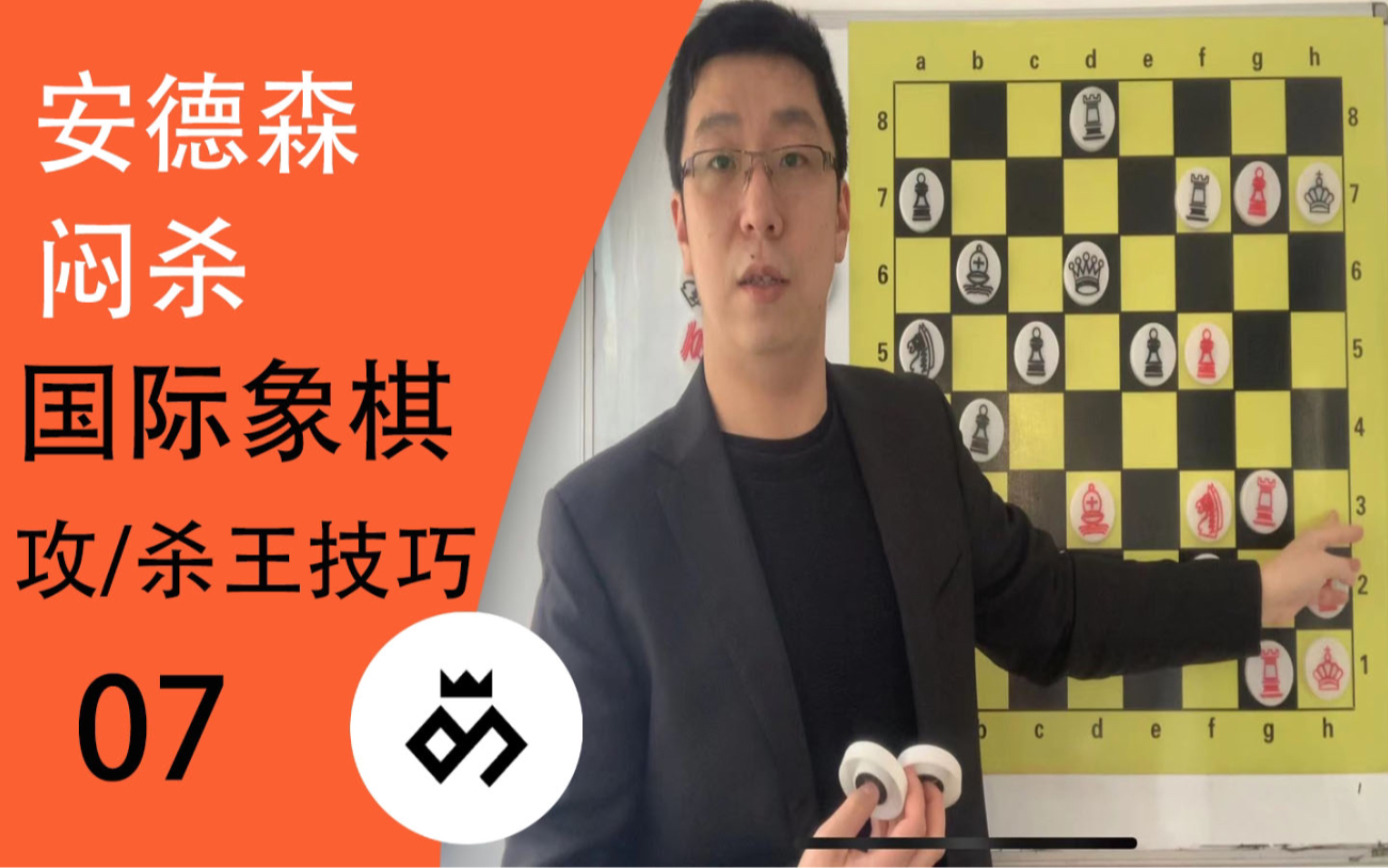 国际象棋 攻/杀王篇 第七课 安德森闷杀哔哩哔哩bilibili