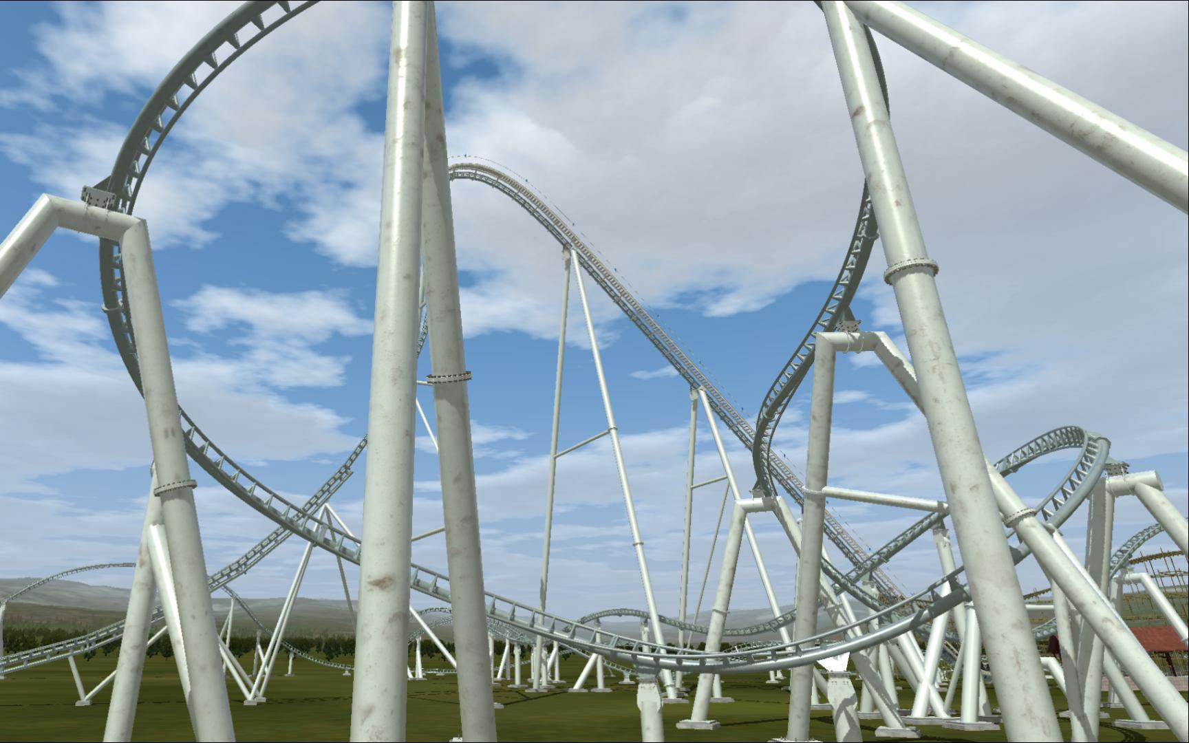 [图]【nolimits2】蓝冰 负角度下坠hyper过山车