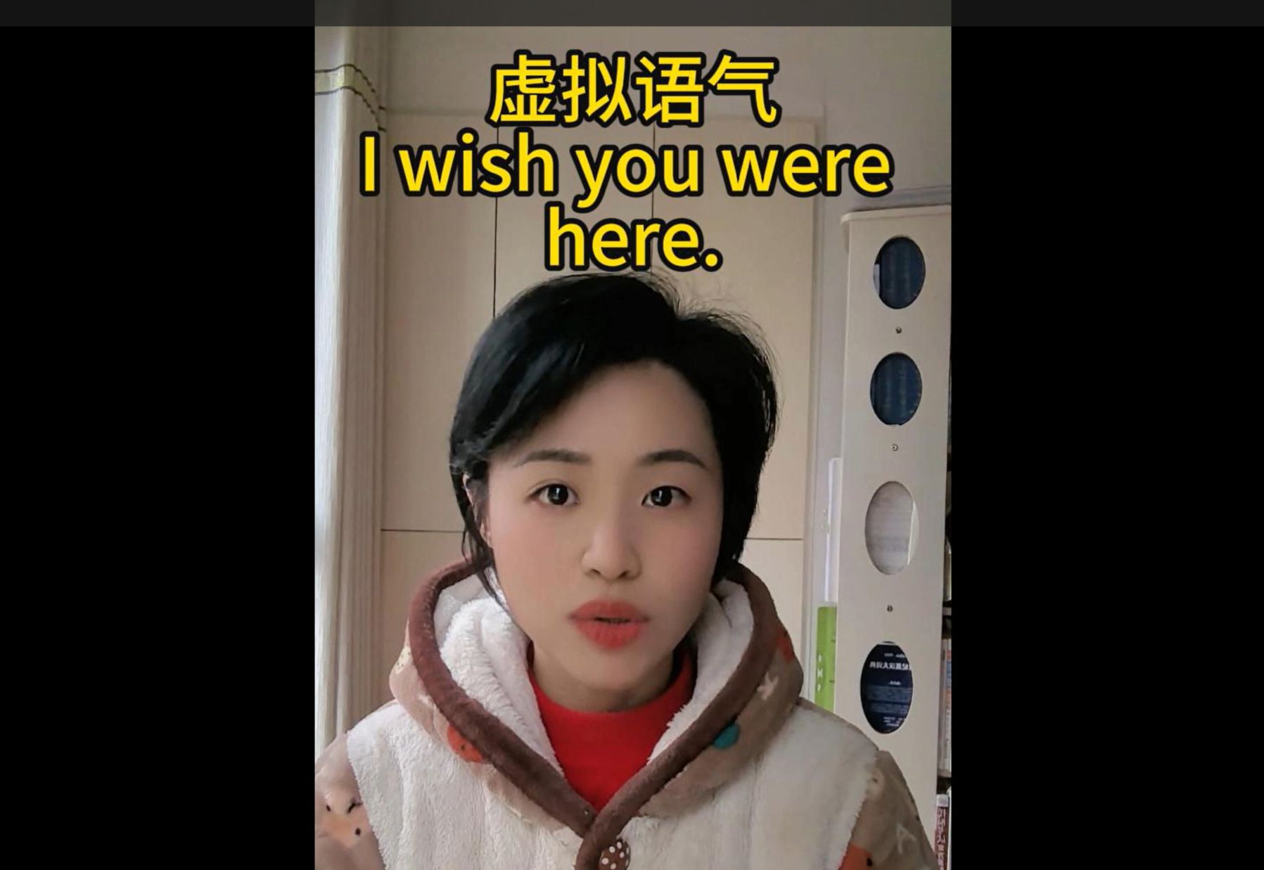 虚拟语气 I wish you were here.哔哩哔哩bilibili